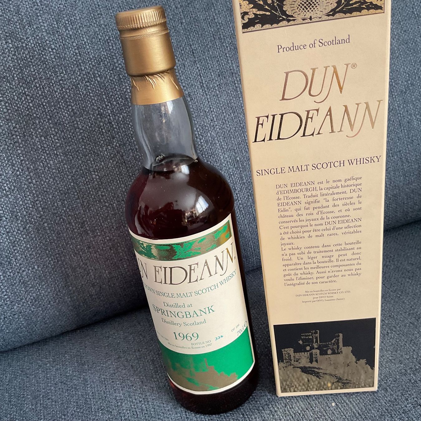 Springbank Bevande alcoliche: Springbank Single Malt Scotch Whisky, 1969 – Nuovo e nell'imballaggio originale da Icogne venduto da luna.16 3