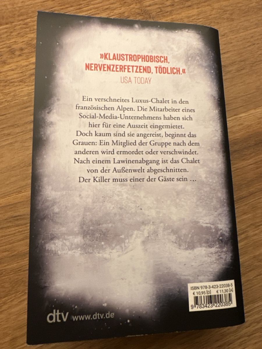 Libri: Ruth Ware - Das Chalet: Winterthriller Lesespass! – Nuovo (secondo la descrizione) da Wettswil venduto da rom_wq66 1