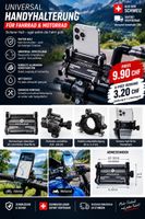 Universal Handyhalterung für Fahrrad & Motorrad 