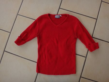 T-shirt en coton rouge Greenvillage