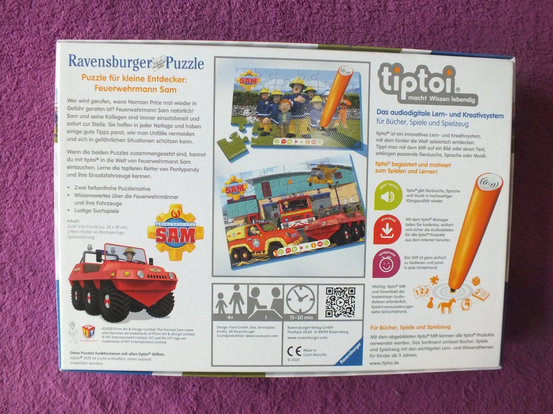Tiptoi Puzzle: tiptoi Puzzle - Feuermann Sam (2x24) – Usato da Müllheim Dorf venduto da Seeeule01 7