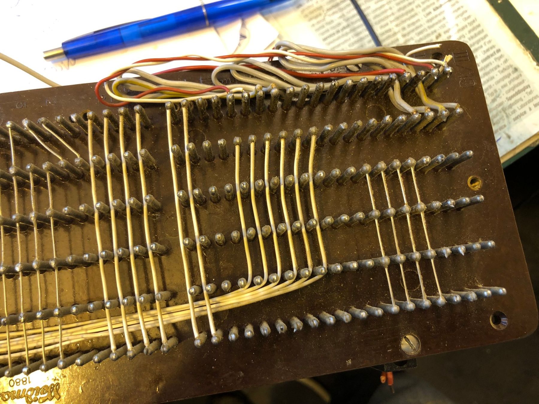 Alimentazione elettrica: Telefonverteiler Lötleiste Klemmenblock – Usato da Hinterkappelen venduto da atomschnee 6