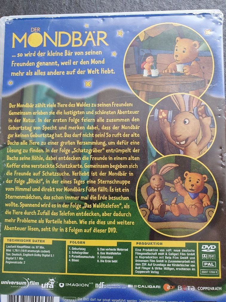 Tutti i DVDs: DVD Kinderfilm – Usato da Oberegg venduto da Roberto24 2