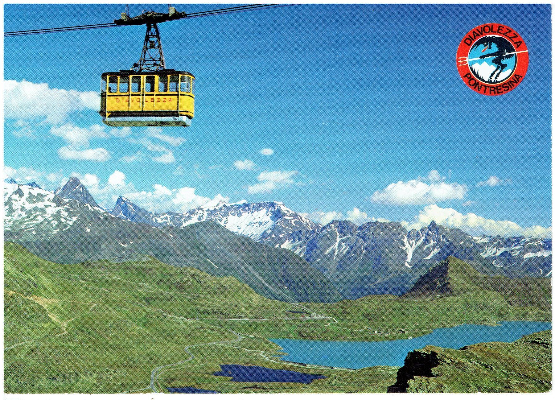 Cartoline postali: Diavolezza Pontresina – Usato da Flims - Dorf venduto da Stagediver