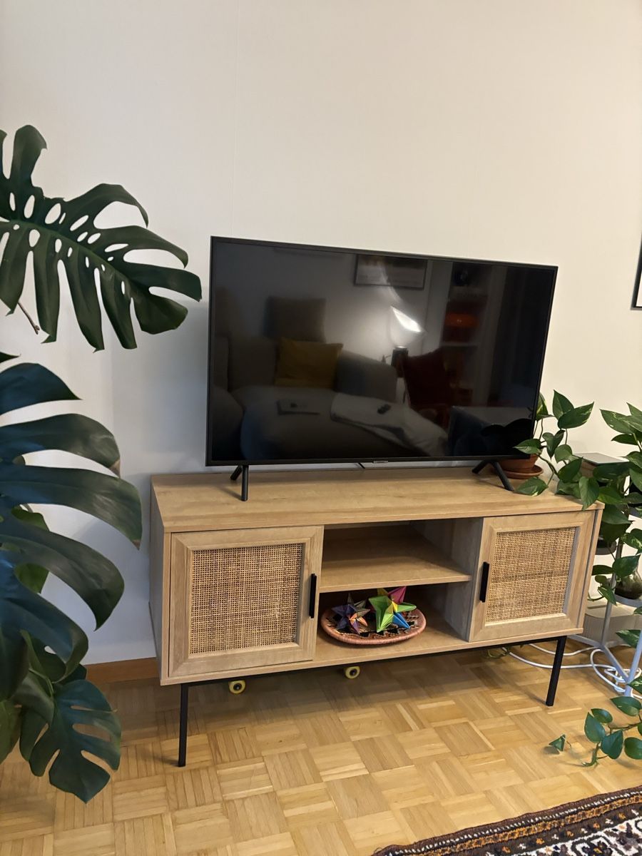 Mobili TV: TV Stand PASCO Rattan Light Brown – Usato da Zürich venduto da tom_9gsk 1