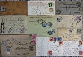 Konvolut ab 1883 Belege mit PORTO-Marken verschieden ab 1.-