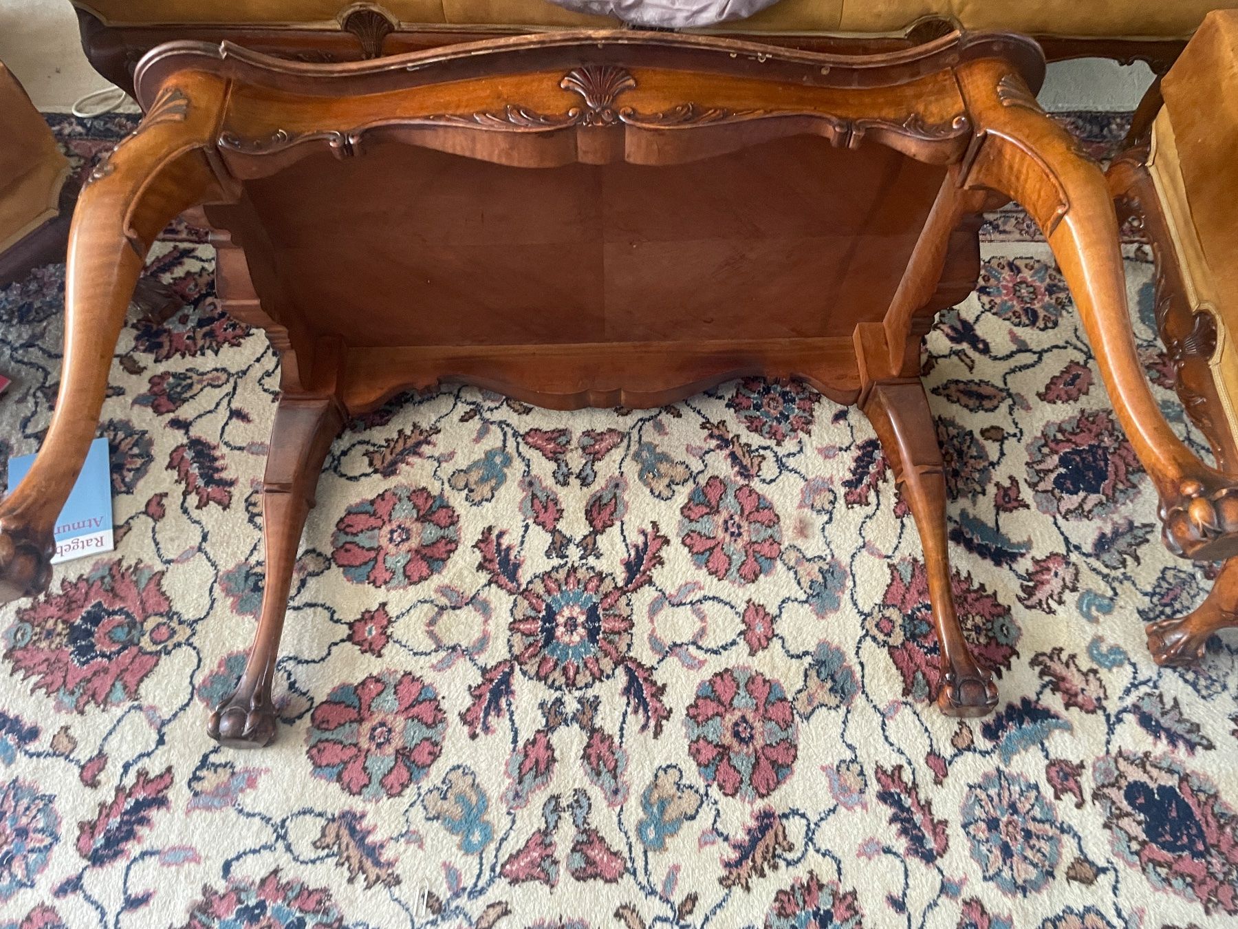 Tische: Antiker Louis Phillippe Couchtisch Nussbaum – Gebraucht aus Volketswil von rubin74 5