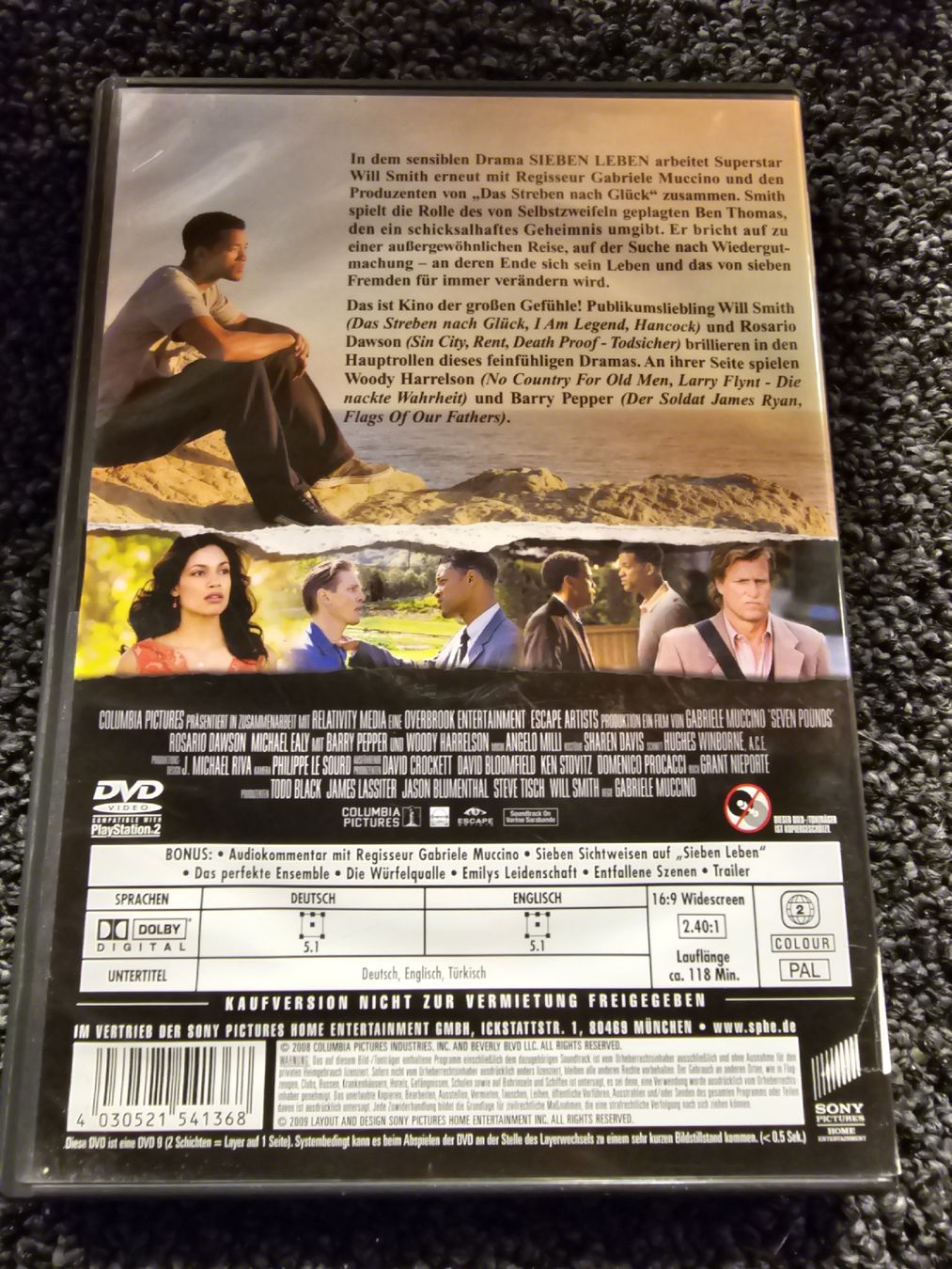 Tutti i DVDs: Will Smith - Sieben Leben DVD (18454) – Usato da Ruswil venduto da jan_bxl5 1