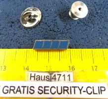 FIAT AUTO LOGO PIN KLEIN-FEIN MIT SECURITY-CLIP VINTAGE