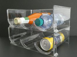 2 Kühlschrank-Flaschenstapler / Flaschenhalter / NEU