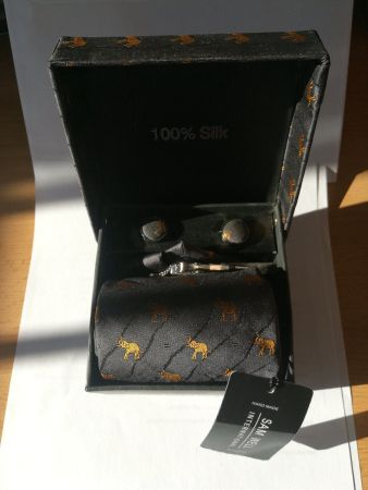 Cravatte SAMWELL - Herrenkrawatte + Box, Seide - Accessoire