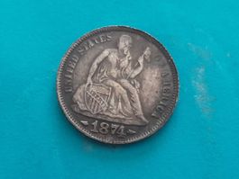 1 Dime 1874, USA