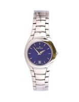 EDOX Les Bemonts Damenuhr Zifferblatt Blau NEU
