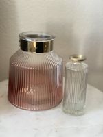 Set 2 Vases - 2 vases décoratifs en verre