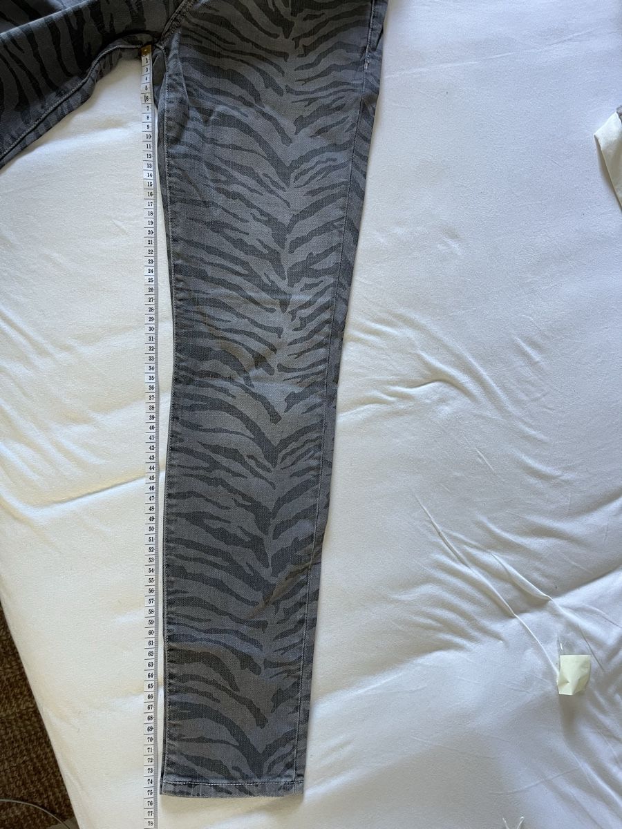 Jeans: Current/Elliott Graue Jeans mit Zebra-Muster - Grösse 27 – Usato da Zürich venduto da MonGusta 3