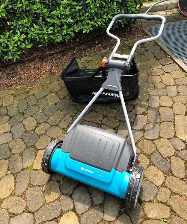 Spindelmäher GARDENA Comfort 400 C mit Fangkorb Kaufen auf Ricardo