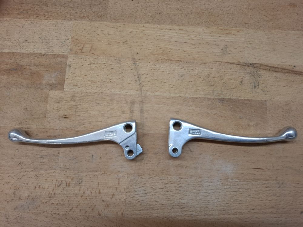 AEspares Kupplungs- & Bremshebel-Set, Silber, Für Royal Enfield Himalaya