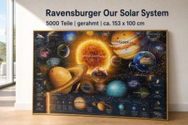 Ravensburger Our Solar System 5000 Teile XXL, geklebt & gold