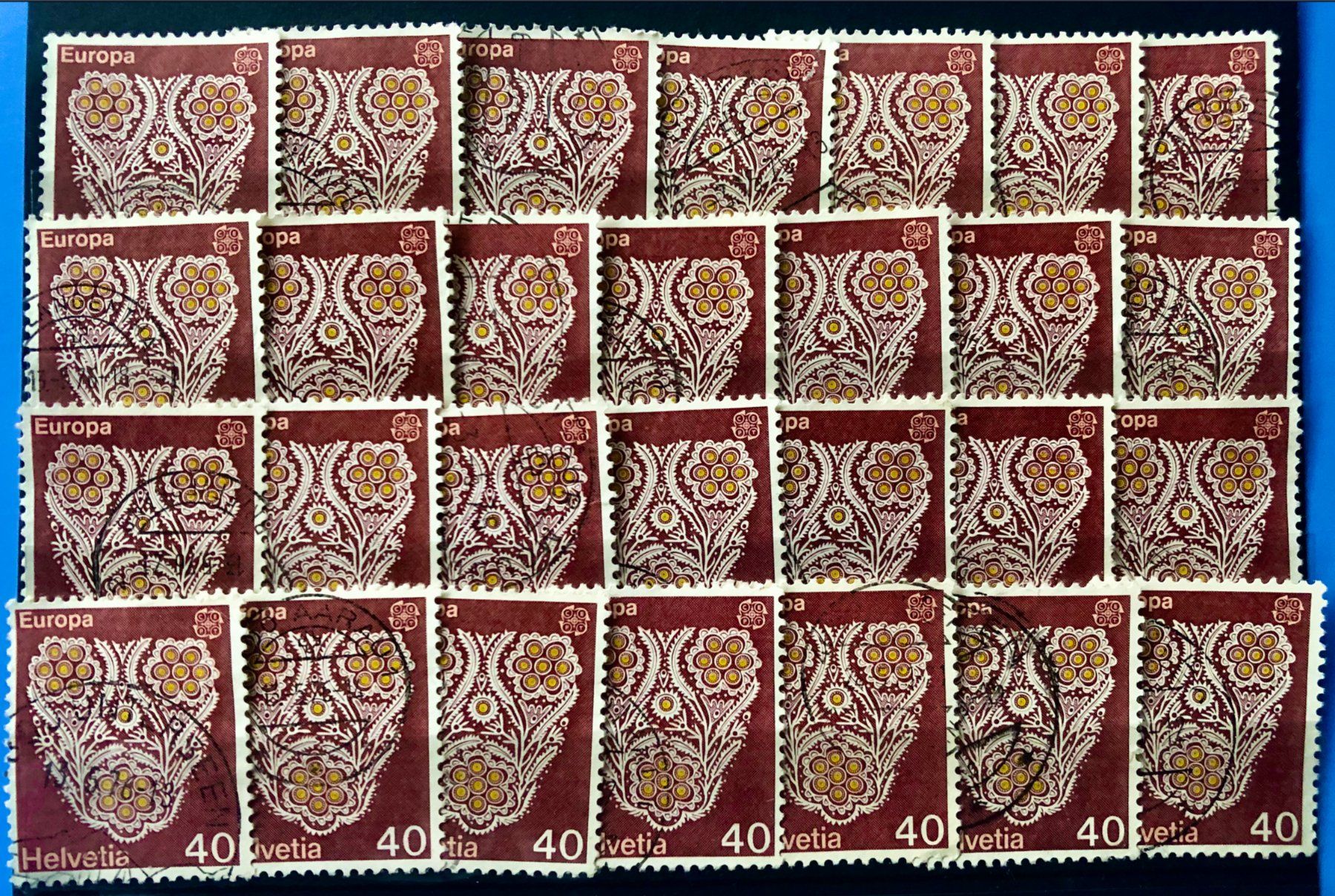Tutti i francobolli: Nr.576 St.Galler Stickerei mit Stempel      – Usato da Aarau venduto da Billa007