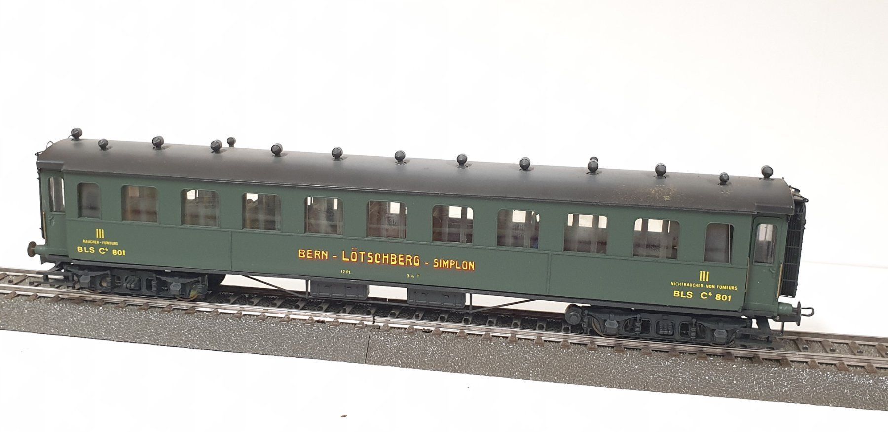 Metropolitan Modellini di ferrovie: Metrop BLS Personenwagen H0/DC – Usato da Geroldswil venduto da TopTrain54 5