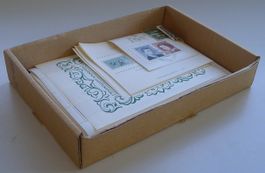 Liechtenstein: 131 Bögen, Sammlung +teils besserem Material.