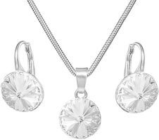 Schmuckset Silber 925 Primero Crystals