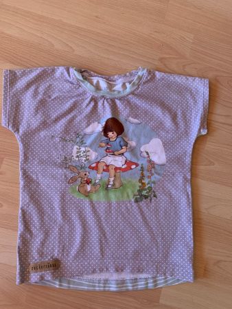 Handmade T-Shirt Belle & Boo Gr. 110 (bis 122)