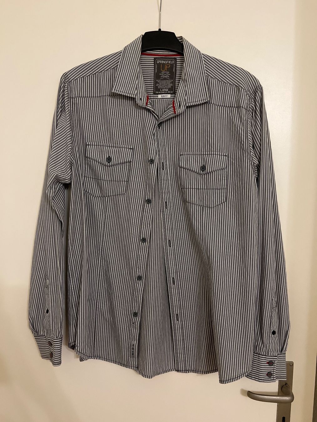 Hemden: SPRINGFIELD Hemd L SLIM FIT – Gebraucht aus Horgen von linuxrp