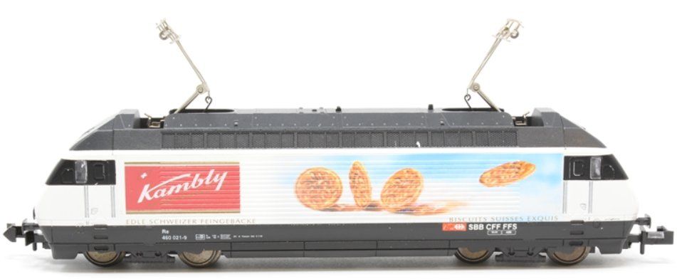 Trix Modellini di ferrovie: Minitrix SBB E-Lok Re 460 "Kambly II" analog spur N – Nuovo (secondo la descrizione) da Concise venduto da michaelgt2