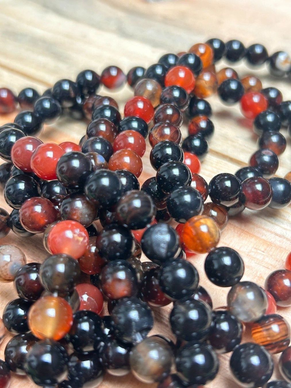 Minerali & Pietre curative: Strang echte dream agate Kugeln / stone beads 8 mm – Nuovo (secondo la descrizione) da Niederrohrdorf venduto da Ytobi 1