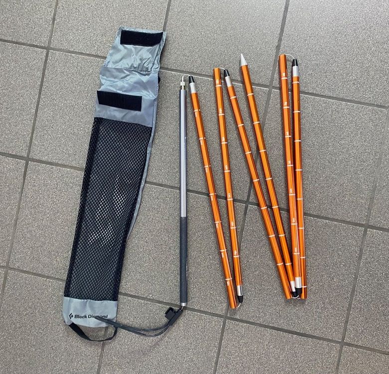 SkinStar Lawinenset - Sonde 320cm & Schaufel Für Ski-Touren & Freeriding