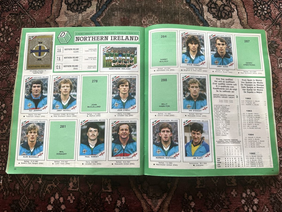 Panini Album: Album figurine Panini Mexico 86 – Usato da Bellinzona venduto da Ti.belli 8