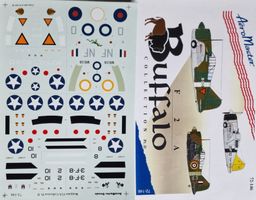 Original Aero Master Decal Set  Aviatik Buffalo F-2A 1/72