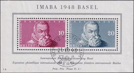1948, W31 vom Ausgabetag vom Postmuseum BERN: 21.AUG.48