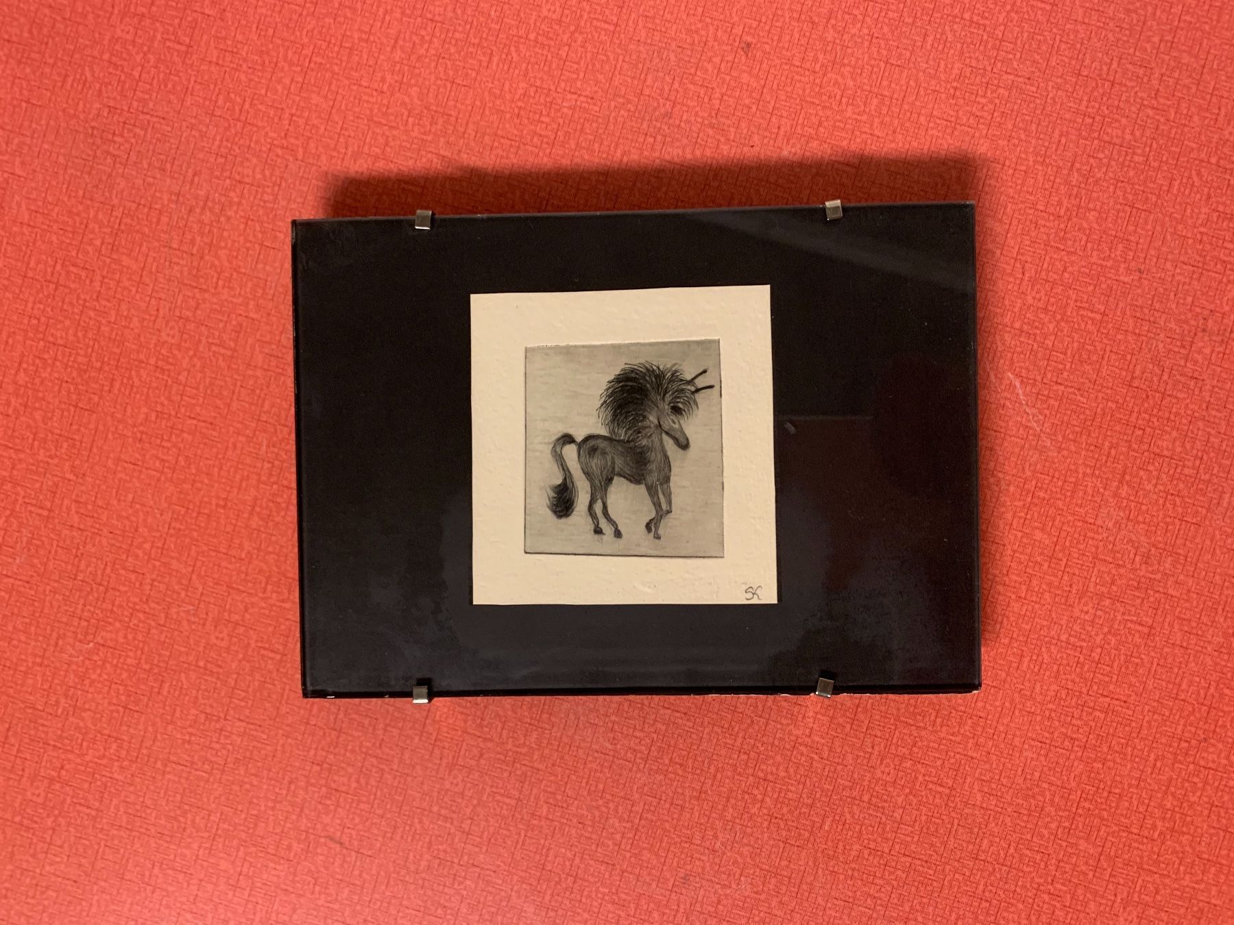 Foto & Immagini: Kleine Bild,Radierung,Monogramm ? – Usato da Lanzenhäusern venduto da vic63