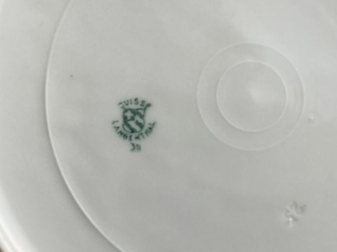 Teller: Langenthal 1938 : Teller Spruchteller  Bäckerei Zbinden – Gebraucht aus Subingen von ArtBead 7