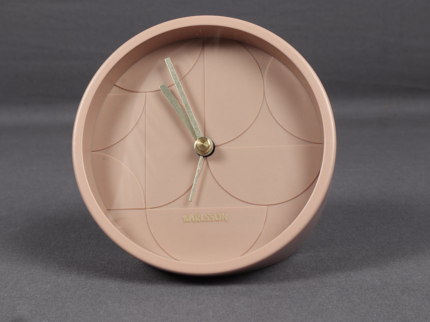 Wecker: KARLSSON Echelon Circular Alarm Clock Pink – Neu (gemäss Beschreibung) aus Steinen von Restwert_Steinen 1