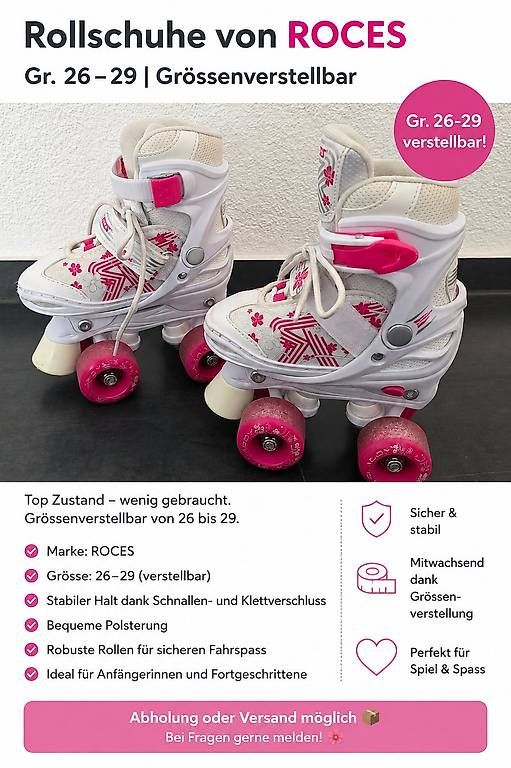 Inline-Skating & Rollschuhe: Rollschuhe von Roces – Gebraucht aus Islikon von TatjanaS81