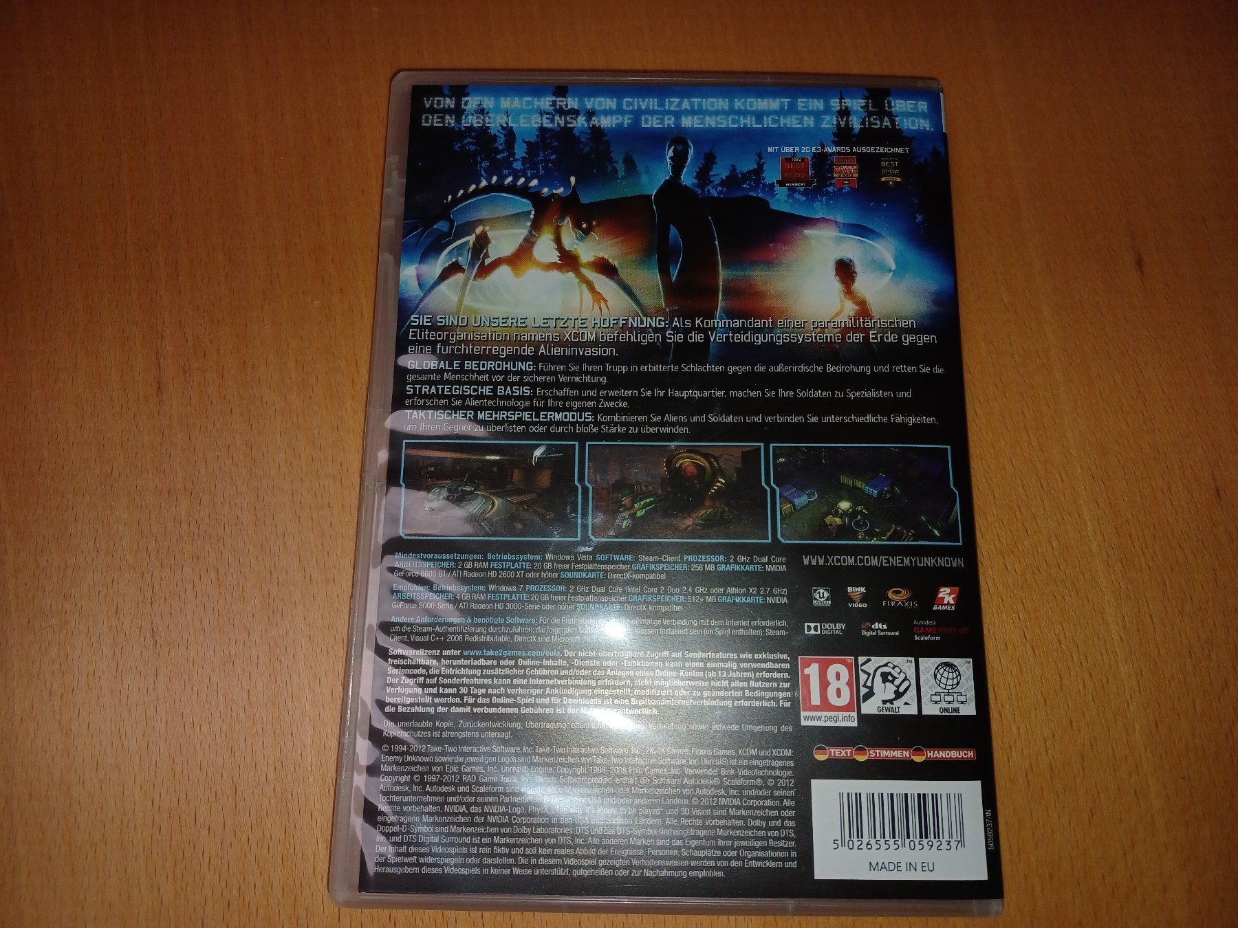 Spiele: XCOM - Enemy Unknown PC-Game – Gebraucht aus Linthal von Luther 4