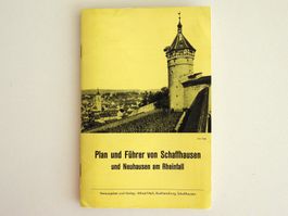 Plan und Führer von Schaffhausen und Neuhausen am Rhf., 1962