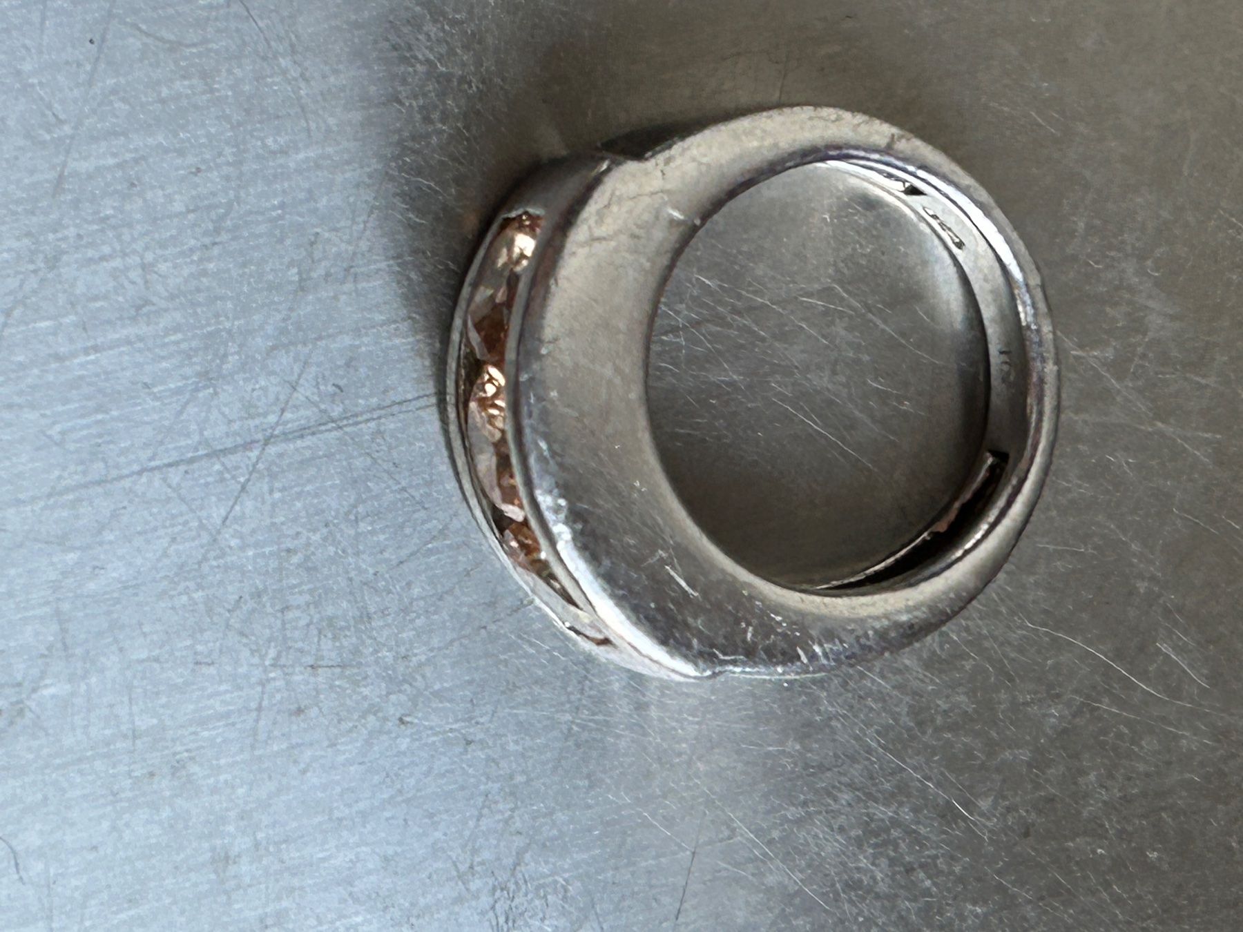 Anelli: Silber Ring Champagnerfarbe (49) – Usato da Dittingen venduto da Bijoubelle 9