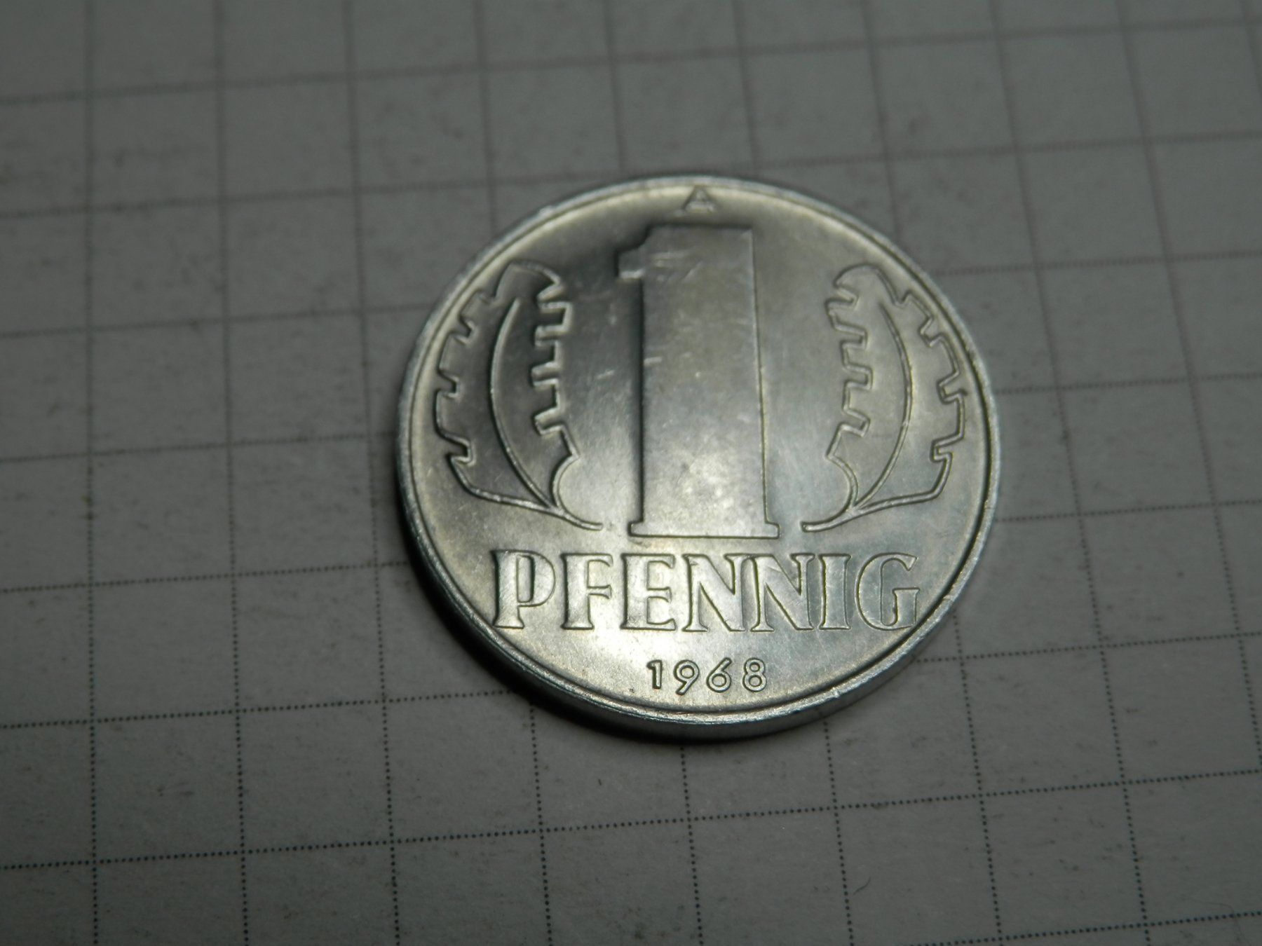 Tutti le monete: Deutschland - DDR 1 Pfennig, 1968 – Usato da Weiach venduto da weiach81