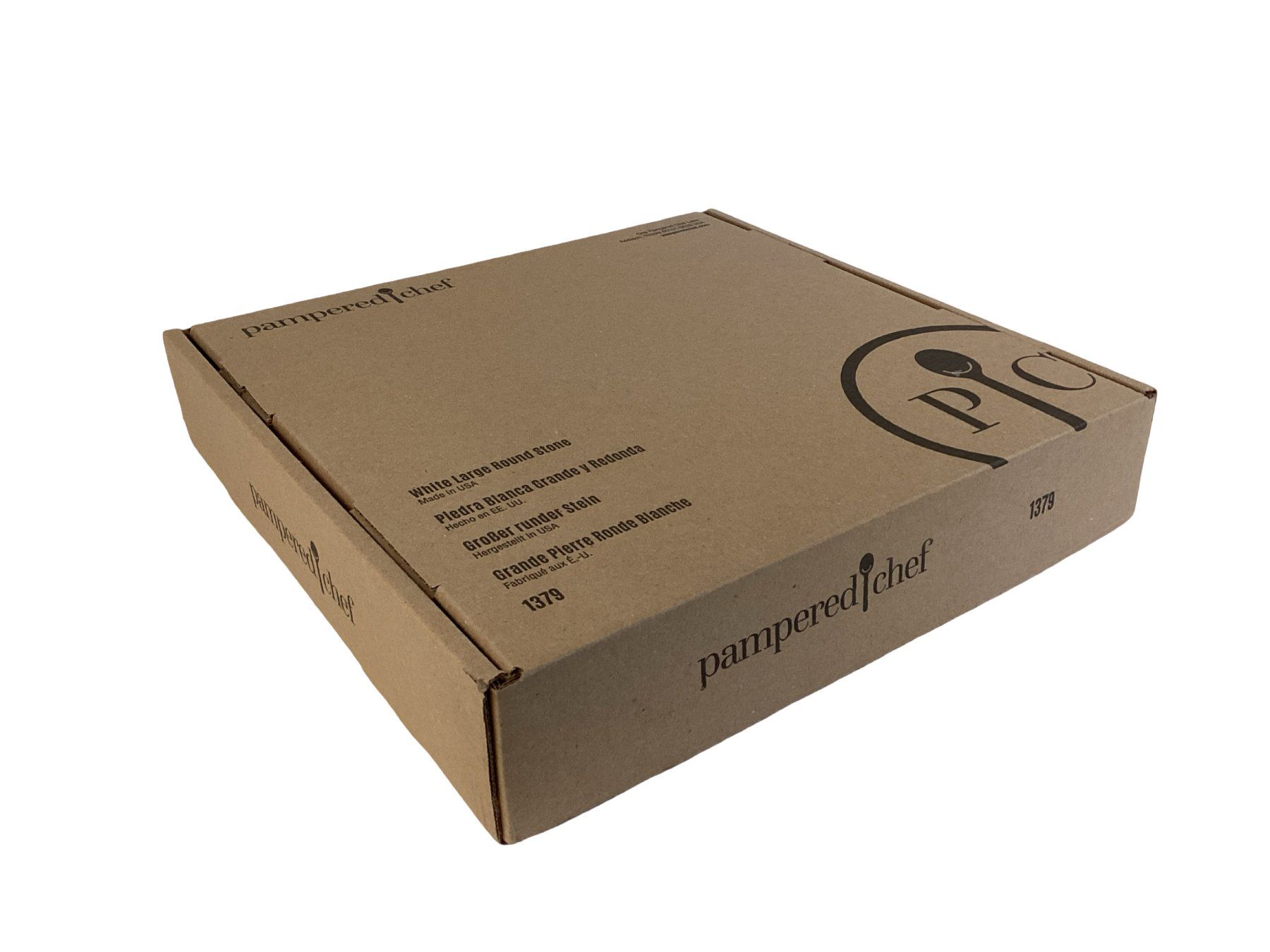 Servierplatten: PAMPERED CHEF White Large Round Stone – Neu und originalverpackt aus Zürich von Restwert_Zuerich 5