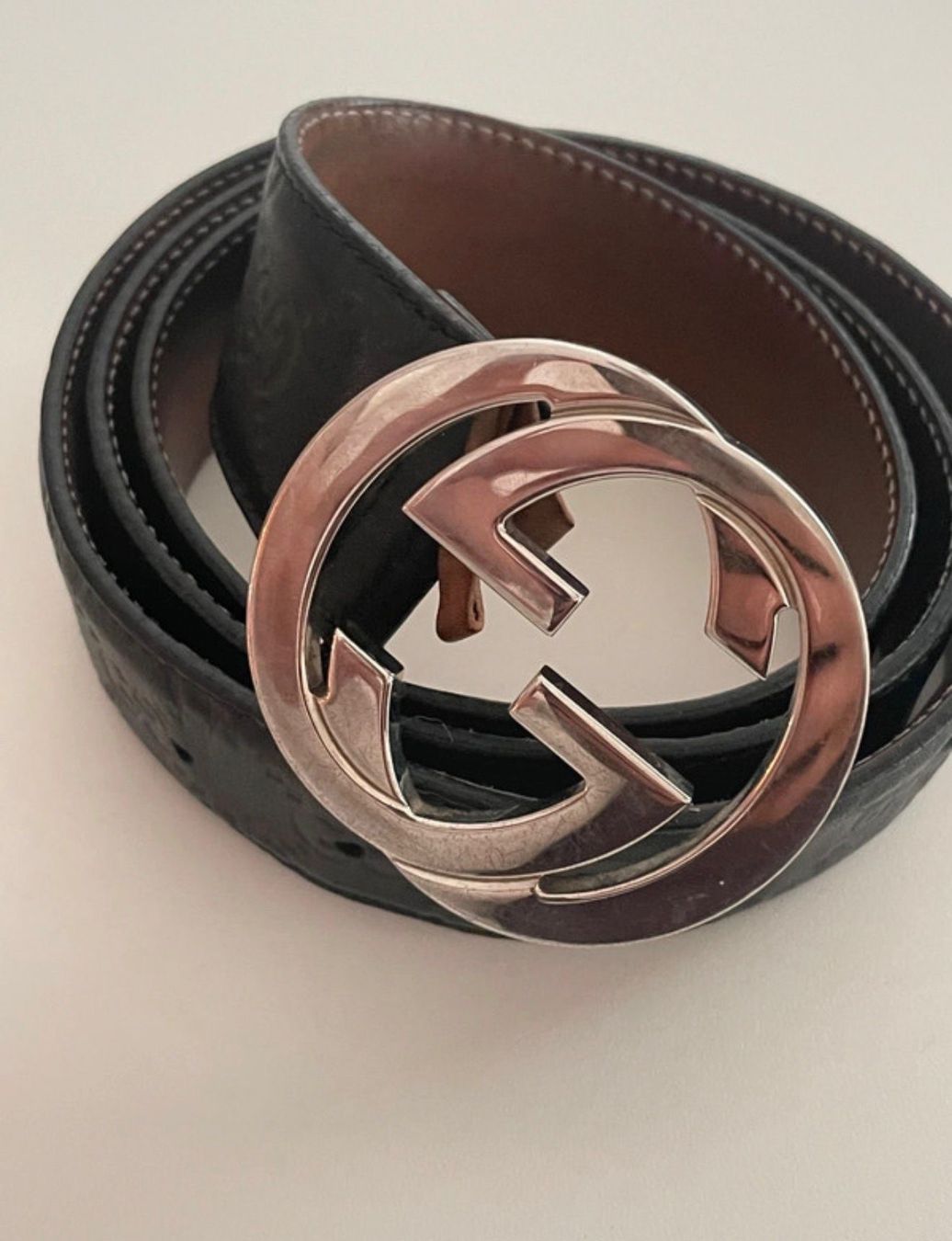 Gucci Cinture: Gucci Ledergürtel mit GG-Schnalle – Usato da Rümlang venduto da ohsnapiiitzme2 3
