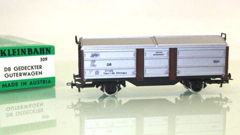 Kleinbahn Modelleisenbahnen: Kleinbahn H0 309: Schiebewandwagen DB in Originalverpackung – Neu und originalverpackt aus Brüttisellen von Rentner44zh 2
