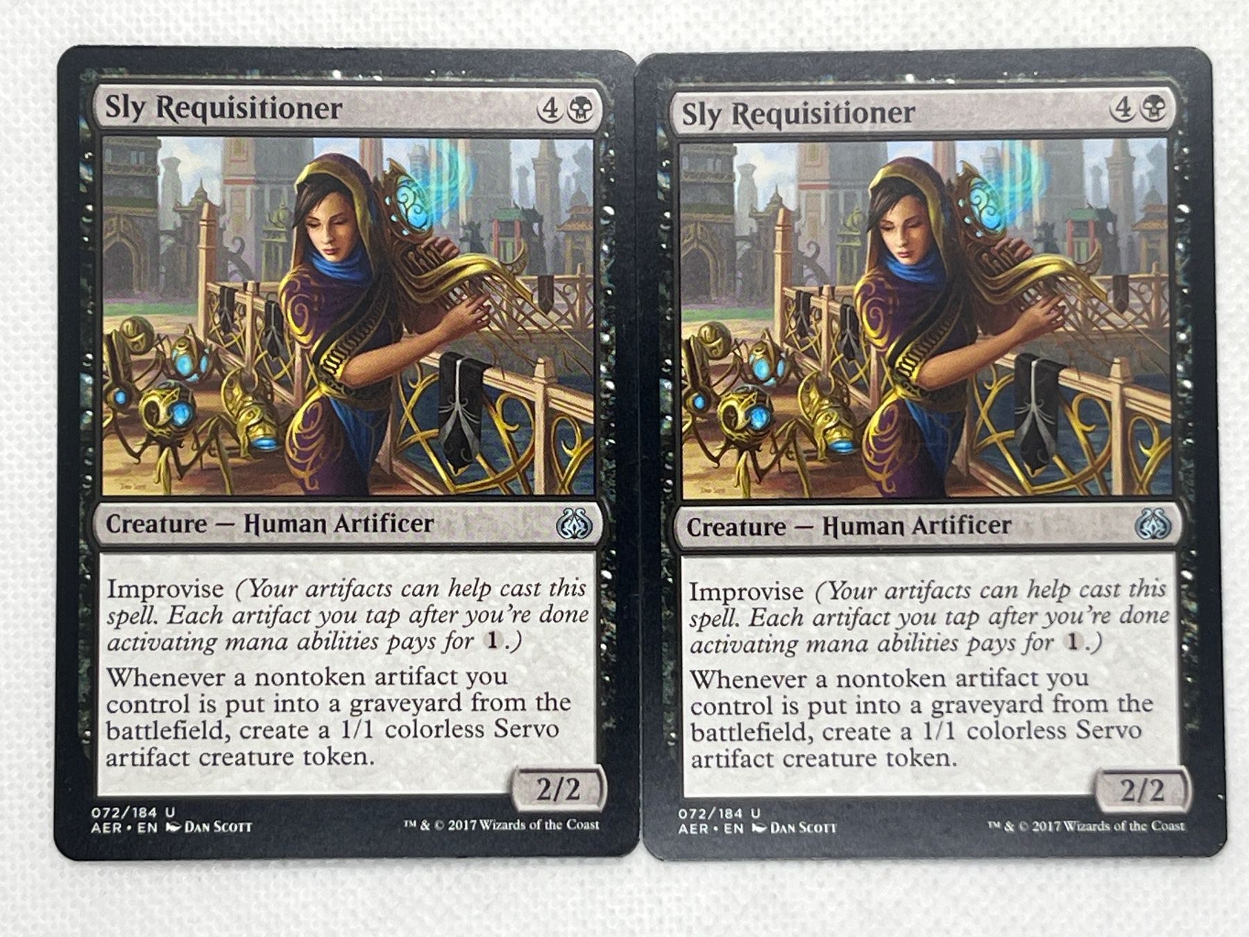 Magic The Gathering Cartes à collectionner: MTG Sly Requisitioner AER 072 Englisch Uncommon 2x – D'occasion à Hinterkappelen par Kim1992
