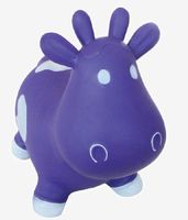 Hüpftier Hopser Happy Air Kuh violett mit Box und Pumpe