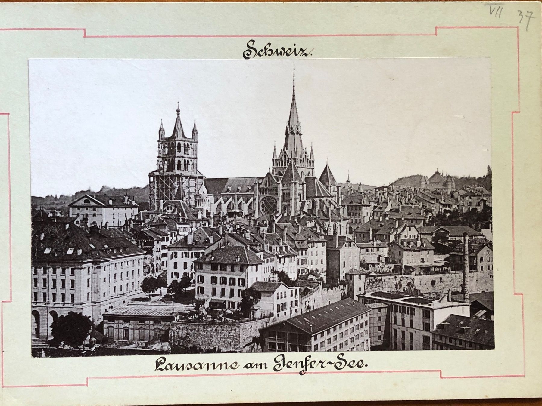 Foto & Immagini: Lausanne. La cathédrale, vers 1880 – Usato da Le Mont-sur-Lausanne venduto da Crocrodile