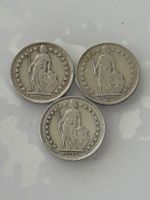 3 x 1/2 Franken 1936  Rar