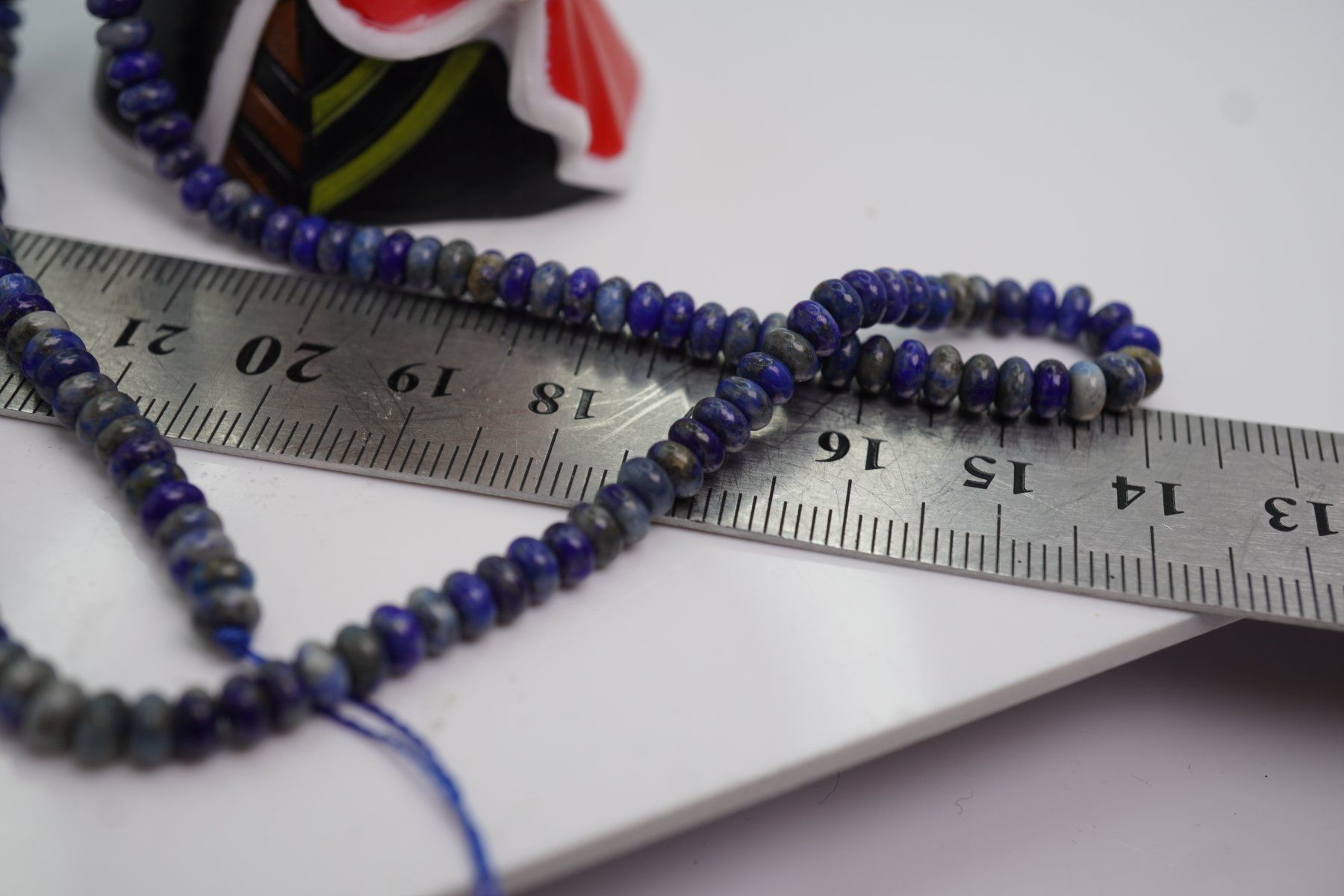 Pietre preziose: Lapis Lazuli    Donuts  4mm  Strang   TOPSTONE – Nuovo e nell'imballaggio originale da Eschenbach SG venduto da topstone 1
